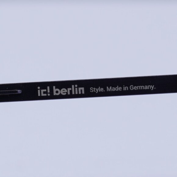 Ic! Berline RAJA D0094H 301 Eyeglasses Aubergine Ice Tea Matte 48mm Round Frame - Picture 9 of 11